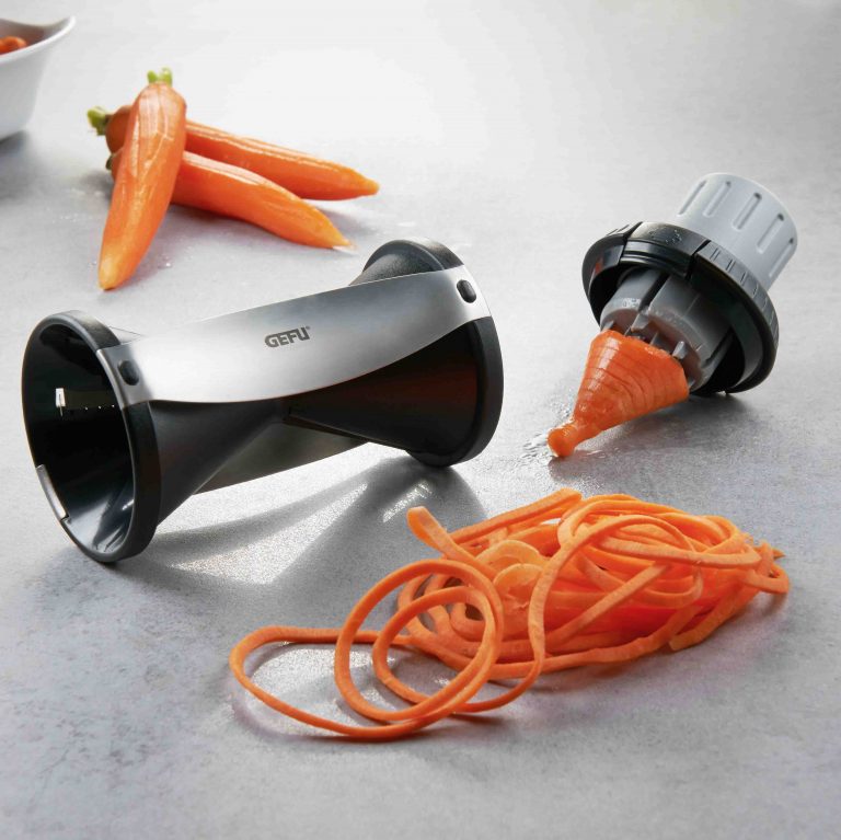 Home-it Handheld Spirelli Spiral Vegetable Slicer, julienne peeler