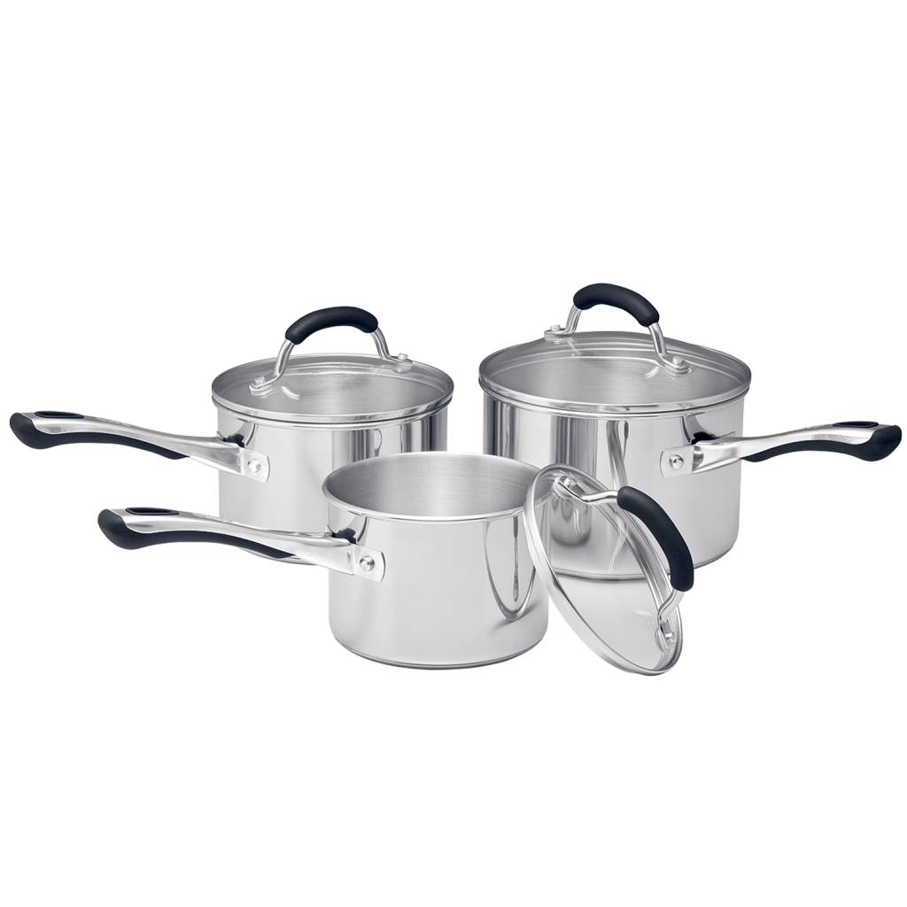 Raco Contemporary Stainless Steel Cookware Set 3 Piece