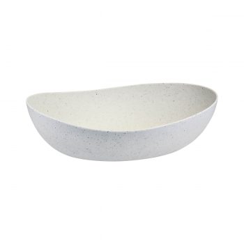 Cheforward Emerge Oval Bowl Stone Natural 8.25L