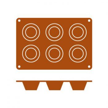 Frenti Silicone Non-Stick Muffin Mould (3 Sizes)