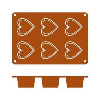 Frenti Silicone Non-Stick Corazon Mould (2 Sizes)