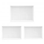 Ryner Melamine Rectangular Platter White (3 Sizes)