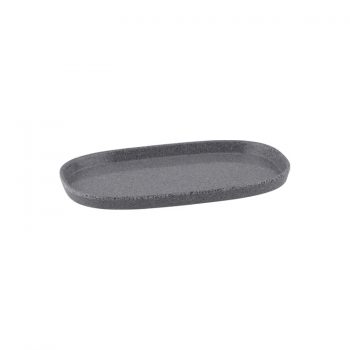 Ryner Melamine Stone Grey Rectangular Dish 248mm