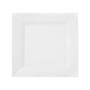 Ryner Porcelain Square Plate Wide Rim (2 Sizes)