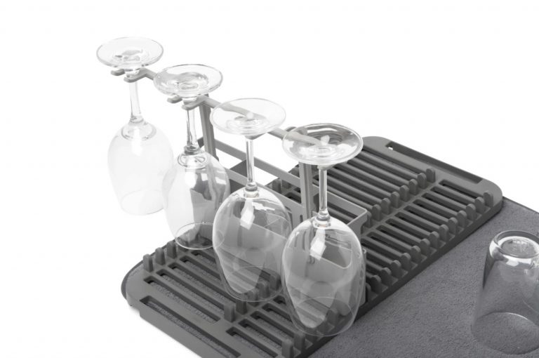 UDry Dish Rack & Mat Charcoal 3