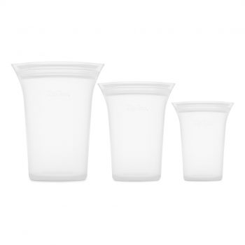 Zip Top Cup Set Frost