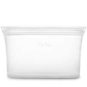 Zip Top Dish Large Frost