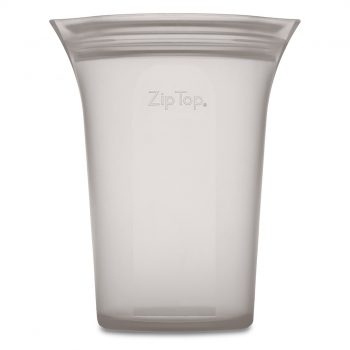 Zip Top Large Cup Grey