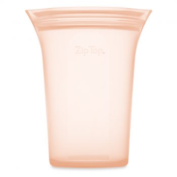 Zip Top Large Cup Peach