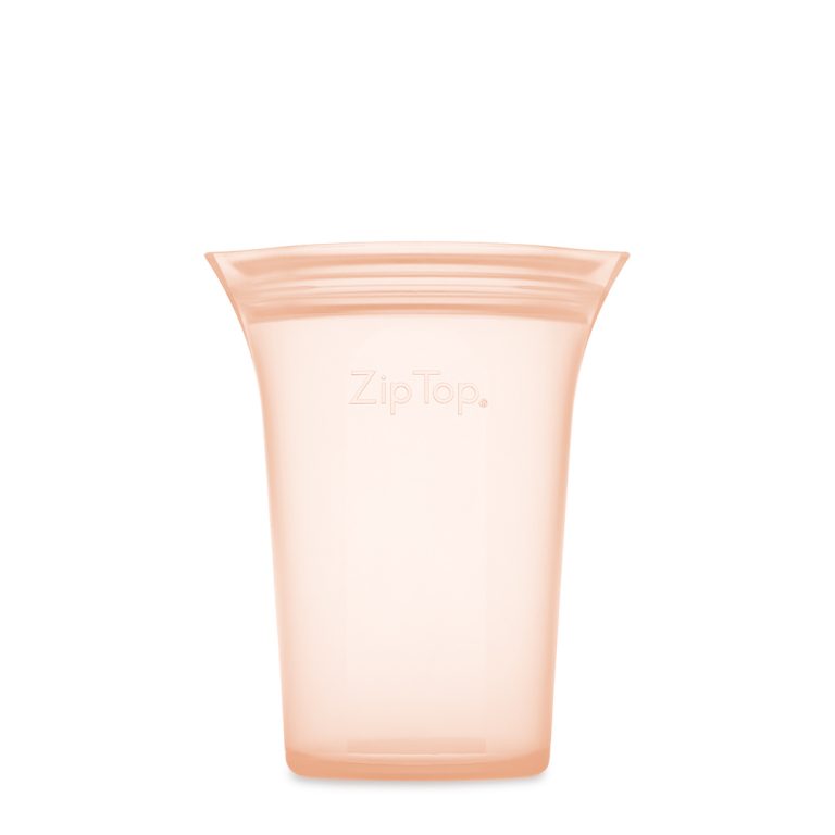 Zip Top Small Cup Peach