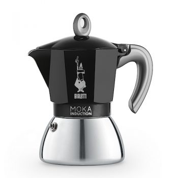 Bialetti Moka Induction Bi-Layer Black (3 Sizes)