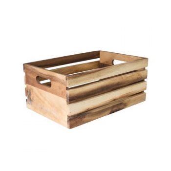 Moda Brooklyn Rustic Acacia Wood Crate