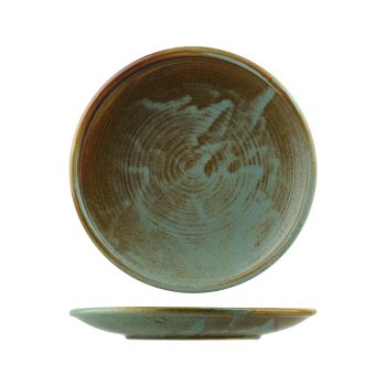 Moda Porcelain Nourish Fired Earth Round Coupe Plate (2 Sizes)