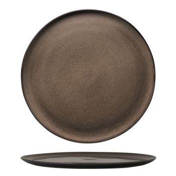 Luzerne Rustic Chestnut Pizza Plate 32cm