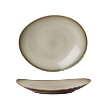 Luzerne Rustic Sama Oval Coupe Plate (2 Sizes) - 185 x 155mm