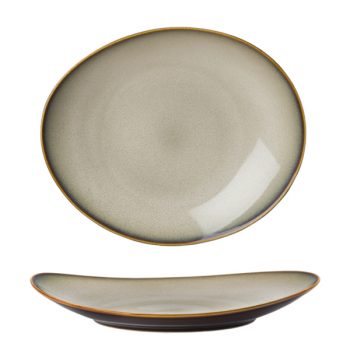 Luzerne Rustic Sama Oval Coupe Plate (2 Sizes)