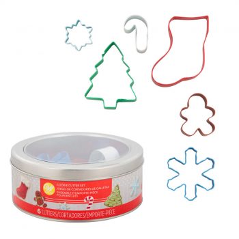 Wilton Christmas Cookie Cutter Set of 6