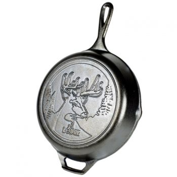 Lodge Cast Iron Skillet Wildlife Deer 26cm