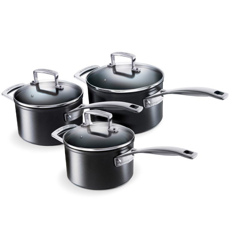 Le Creuset Toughened Non-Stick Saucepan Set