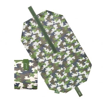 Sachi Reusable Lunch Wrap Camo Green