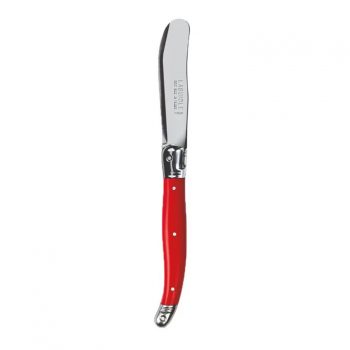 André Verdier Laguiole Debutant Spreader (11 Colours) - Bright Red
