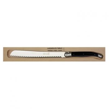 André Verdier Laguiole Debutant Bread Knife Black