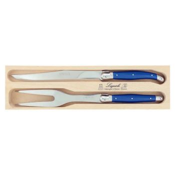 André Verdier Laguiole Debutant Carving Set Navy