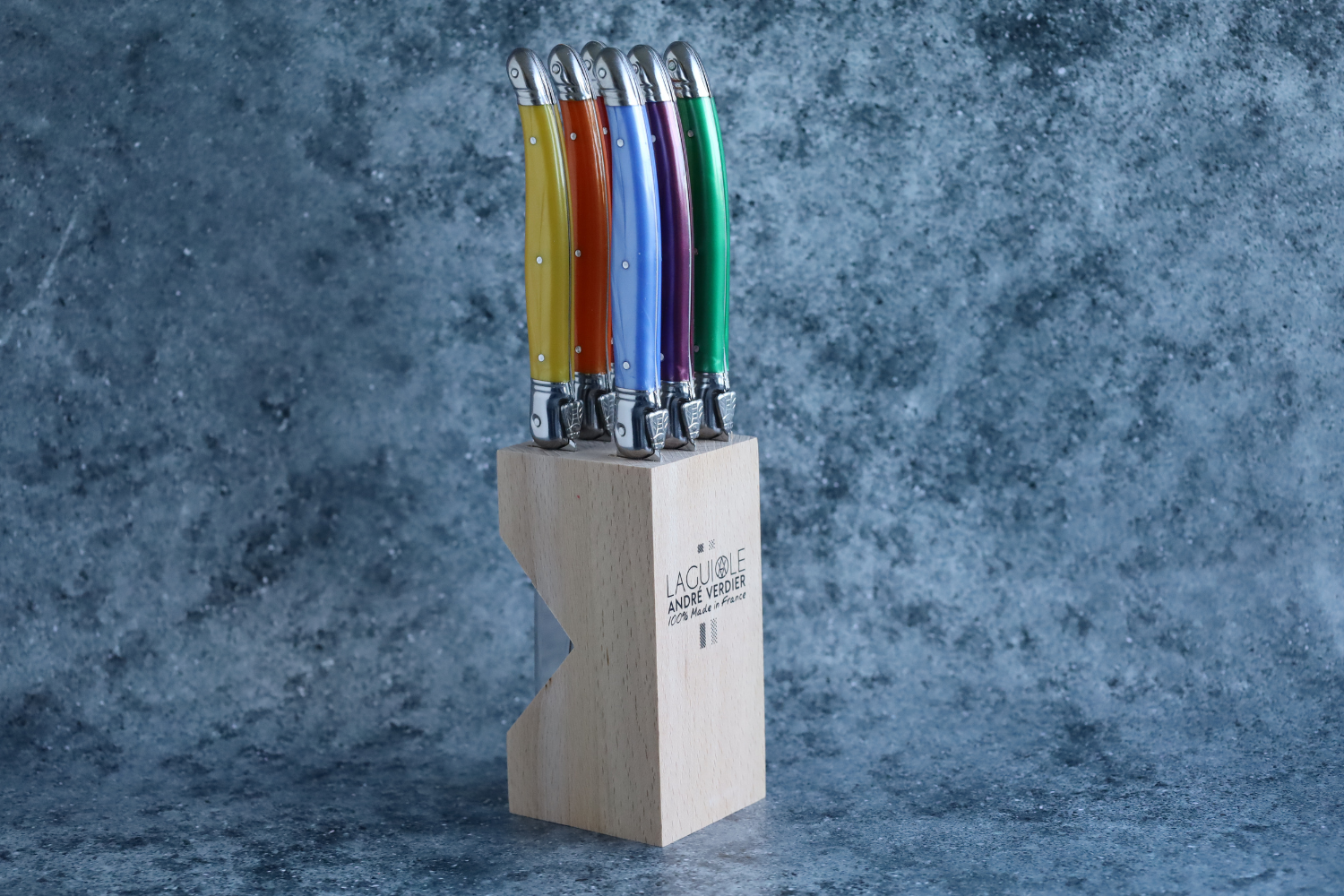 André Verdier Knife Block Coloured (2)