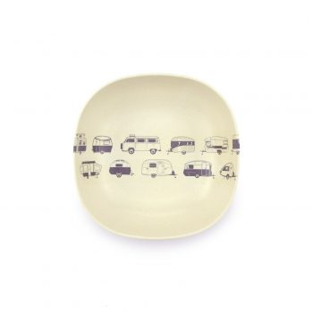 Van Go Collections Destination Cereal Bowl 15cm Grey Caravans