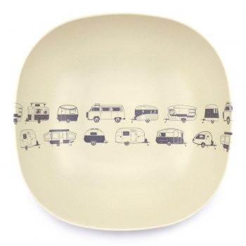 Van Go Collections Destination Salad Bowl 23cm Grey Caravans