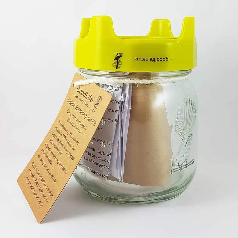 GoodLife Sprouting Jar Kit 500ml Chef's Complements