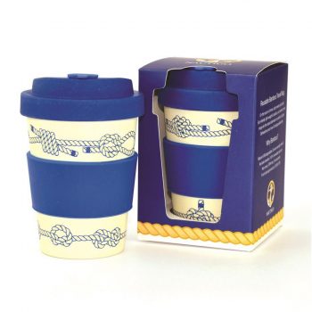 Van Go Collections NautiGo Bamboo Travel Mug 400ml Nautical Knots