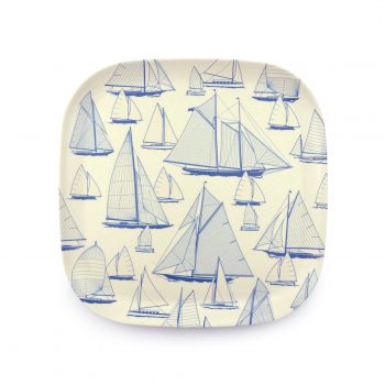 Van Go Collections NautiGo Bamboo Plate 26cm Sail Away