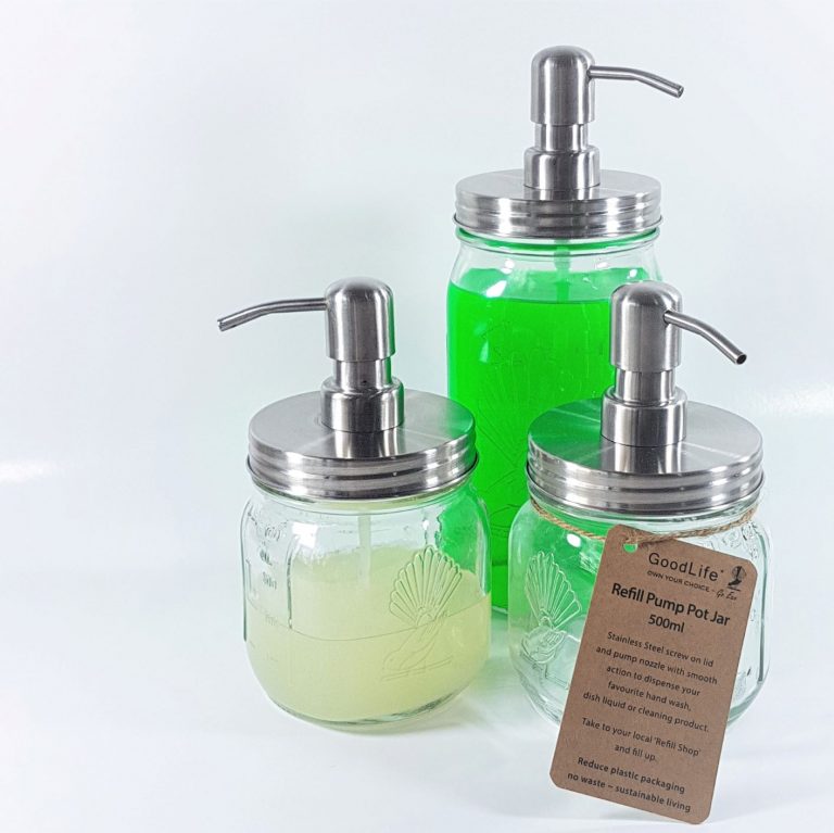 New Look Refill Pump Pot Jars by GoodLife