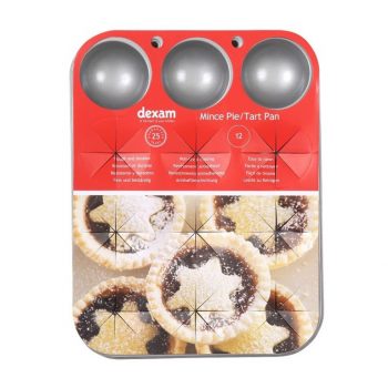 Dexam Non-Stick Mince Pie & Tart Pan 12 Cup