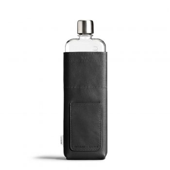 memobottle Slim Black Vegan Sleeve