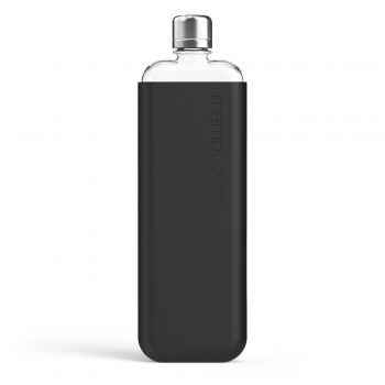 memobottle Slim Silicone Sleeve Black Ink