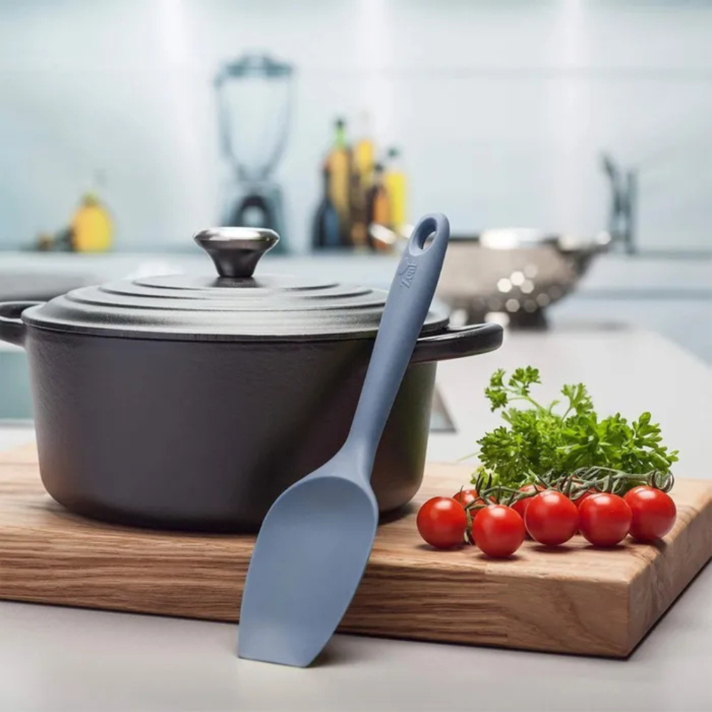 Zeal Large Silicone Flat-Top Spoon 26cm (Assorted Colours) (6)