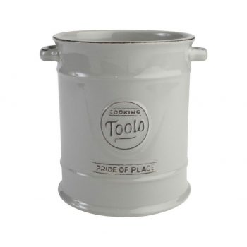 T&G Pride of Place Cool Grey Utensil Jar