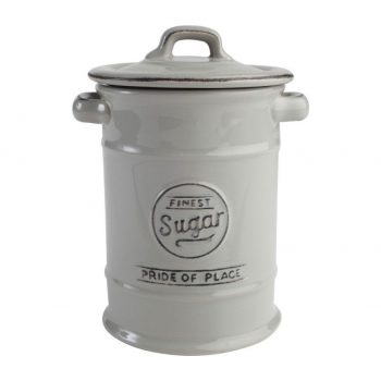 T&G Pride of Place Cool Grey Sugar Jar