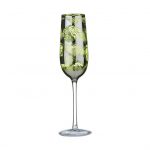 Artland Tropical Leaves Champagne Flute Set of 2