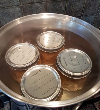 water bath canning applie pie filling mix