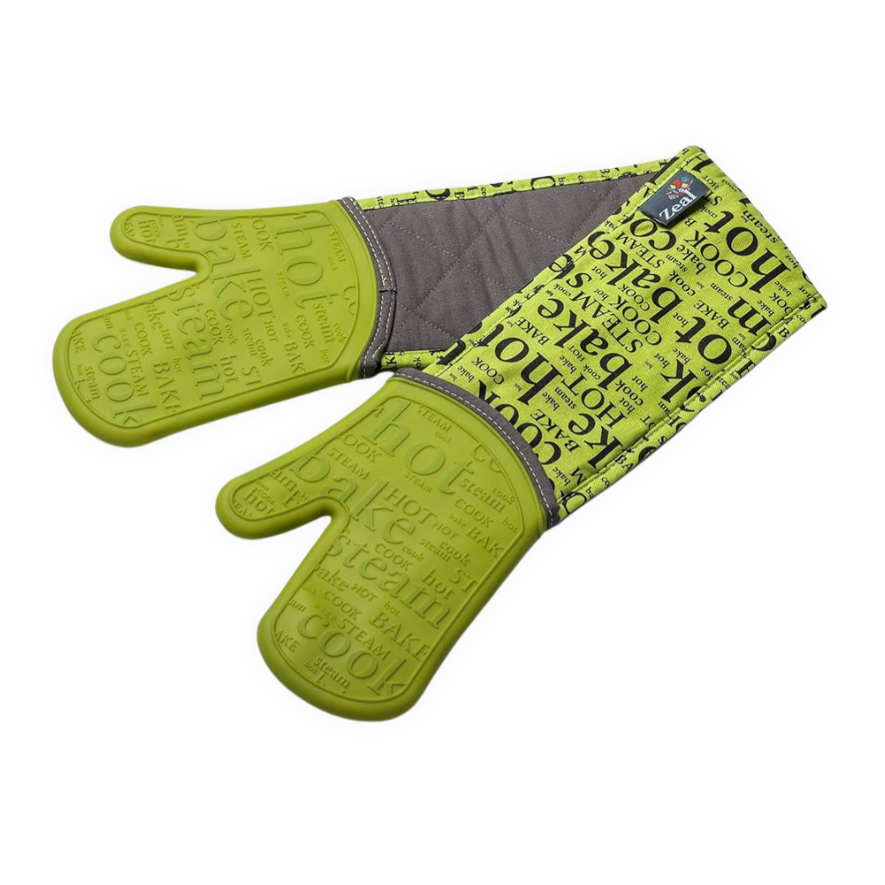 zeal double oven glove greenblack