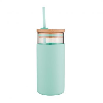 Avanti Glass Smoothie Tumbler with Straw 500ml (3 Colours)