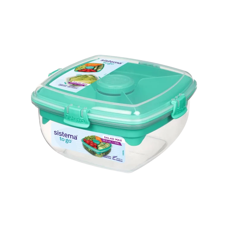 Sistema TO GO Lunch Stack Rectangle 1.8L Minty Teal - Chef's Complements