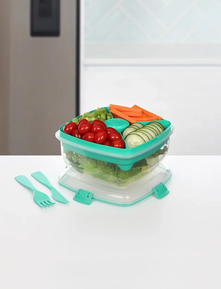 Sistema to go, 1.65L/6.9 Cups, 1 Pack, Teal, Plastic Rectangular Bento  Lunch