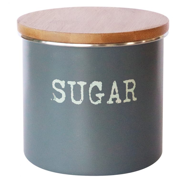 DBC301S Storage Jar Sugar 700ml 100x100mm Brenton Grey