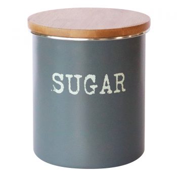 DBC303S Storage Jar Sugar 1L 135x110mm Brenton Grey