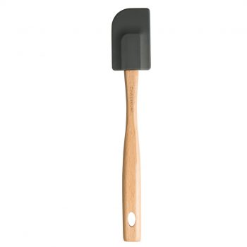 Chasseur Silicone Medium Spatula with Wooden Handle Caviar