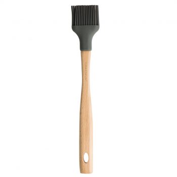 Chasseur Silicone Basting Brush with Wooden Handle Caviar